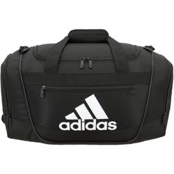 ADIDAS DEFENDER III SMALL DUFFEL BLACK & BLUE