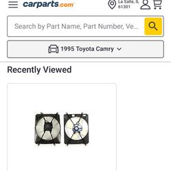 Two Replacement Fans For 1995 Toyota Camry