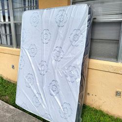 NEW QUEEN MATTRESS AND BOX SPRING -- Also Available In All Sizes.