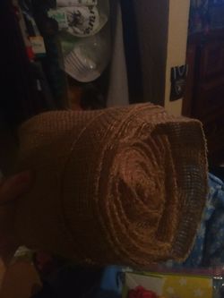 Roll of burlap