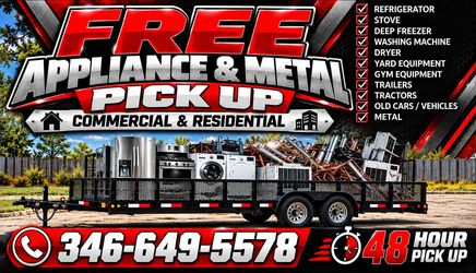🚨 FREE APPLIANCE & SCRAP METAL PICKUP🚨