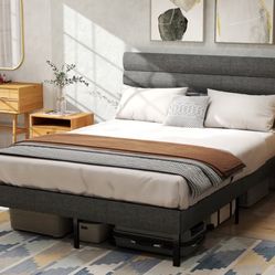 Brand New Queen Bed Frame With Headboard 