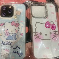 I Phone 13 Pro Hello Kitty Cases And Tempered Glass