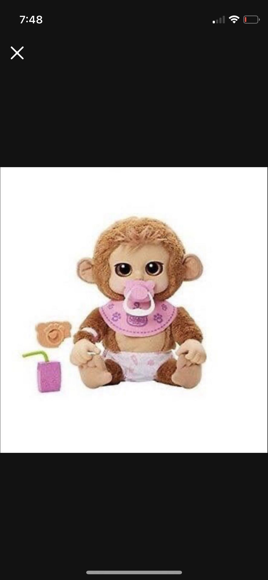 Monkey Baby Super Cute Soft  Cuddly