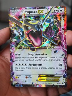 Rayquaza EX Pokémon Card XY69 Holo