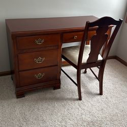 Cherry Wood Student desk  (Fish Furniture Store)