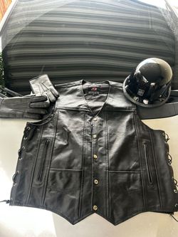 Motorcycle Gear Set – Vest, Helmet & Gloves