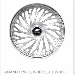 28” 6 lug Amani forged  rims  wheels