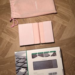 Pink Wireless Folding Keyboard