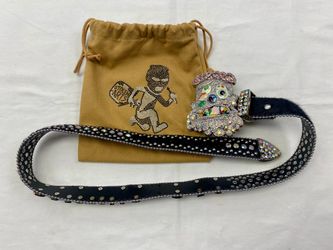 Stolen Arts Black Kami Jesus Belt in size 34.