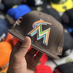 Marlins Fitted Caps 