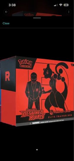 Destined Rival ETB Pokemon Center