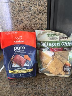 Dog food and treat chew