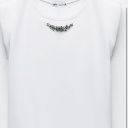 Zara White Top 