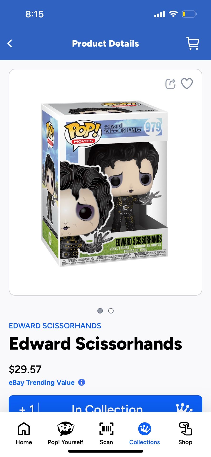 Edward Scissorhands Funko