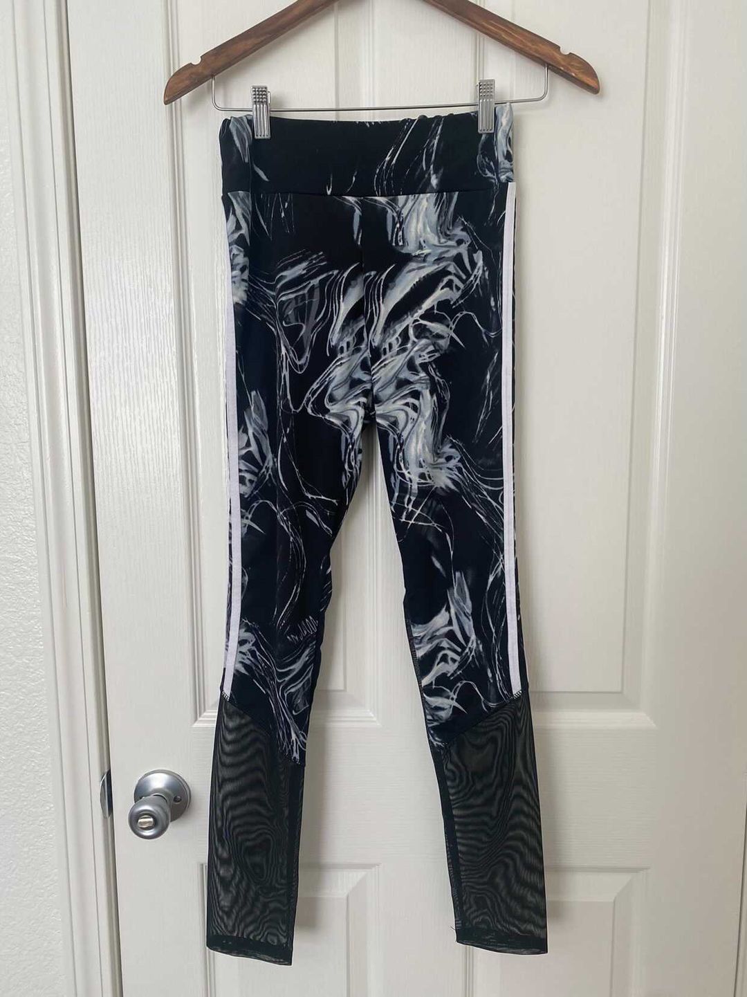 Marble Mesh Workout Leggings