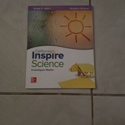California Inspire Science 5th Grade Unit 1