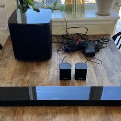 Bose SoundTouch 300 Soundbar & Acoustimass 300 Wireless Speaker - Black