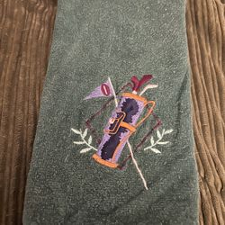 Golf Hand Towel Green 