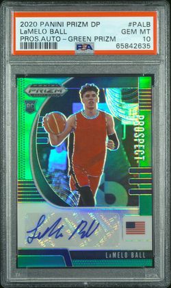 20 PANINI PRIZM DRAFT PICKS PROSPECT AUTOGRAPHS | GREEN PRIZMLaMELO BALL PALB