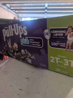 Huggies Pull-Ups Plus Training Pants 2T-3T 128 Count
