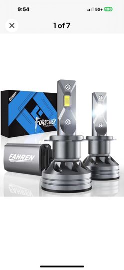 FAHREN H7 LED Headlight Bulb 600% Brighter 6500K White High/Low/Fog Beam 10Years