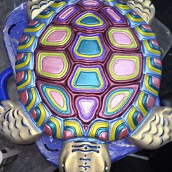 Handmade 9X13 Turtle Stepping Stone