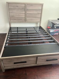 Queen Bed and Dresser