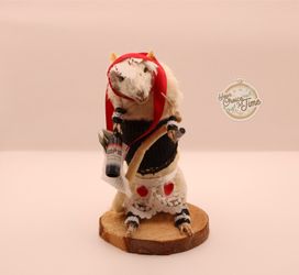 Taxidermy alcoholic rat