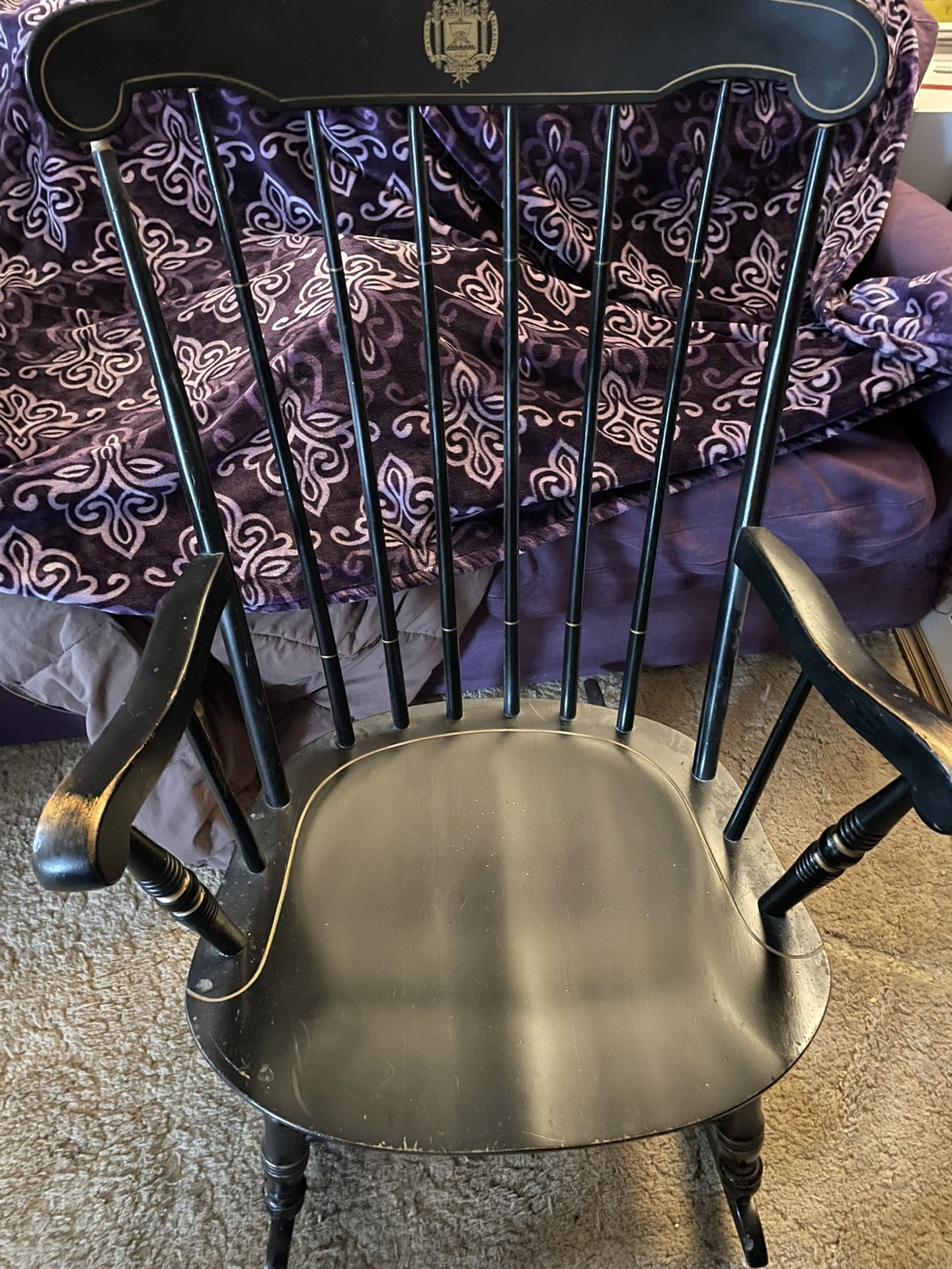 Naval Academy rocking chair by S Bent Bros Colonial Chairs