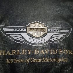 Harley Davidson 100th Anniversary Women's Leather Coat
