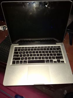 Silver mac book pro