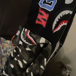 Bape Hoodie Double Hood 