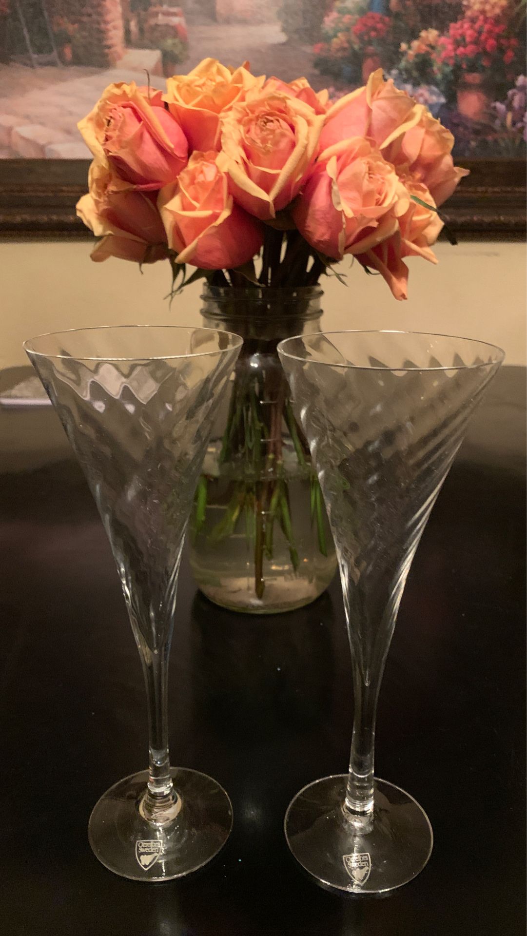 Crystal Champagne Glasses