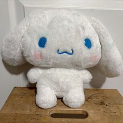 Excellent w tag Cinnamoroll Kids Plush Bedding Cuddle and Decorative Pillow Buddy, Sanrio It is new never used but in the closet for too long so not a