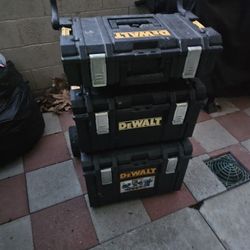 Dewalt Tough System Utility Cart With Tool Boxes