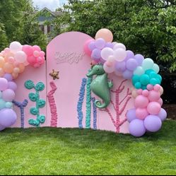 Under The Sea Birthday Theme Wall