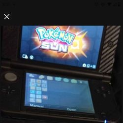 Nintendo 3ds XL Black Console With Charger, Stylus Pen 