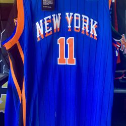 New York Knicks Brunson Pin Stripe Jersey