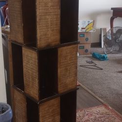 Rotating Bookshelf Vintage