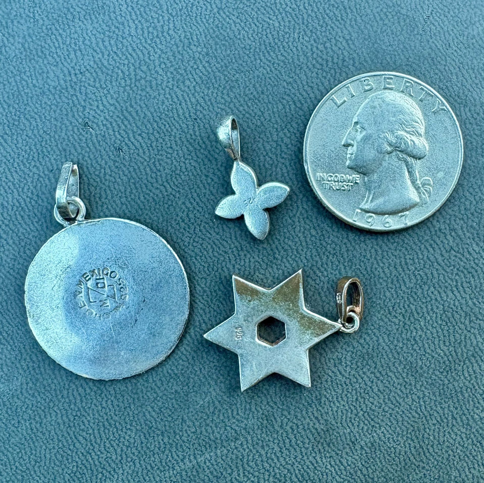 Silver Pendants Set 925