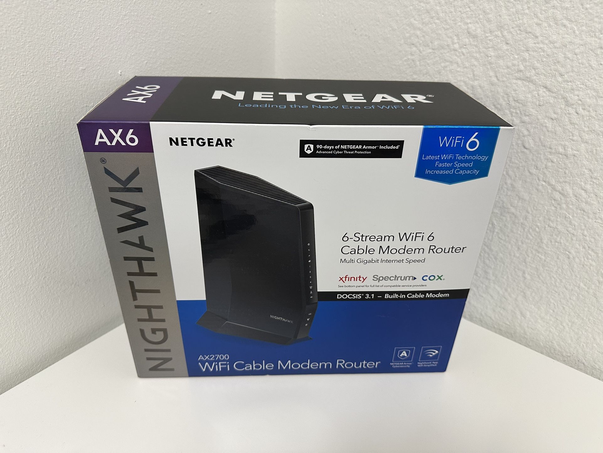 NETGEAR AX2700 Nighthawk WiFi Cable Modem Router (like New!!)