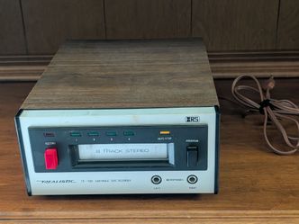 Vintage Realistic 8 Track Tape Recorder  TR-700 Model 14-930