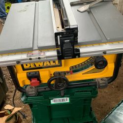 DeWalt table saw like new