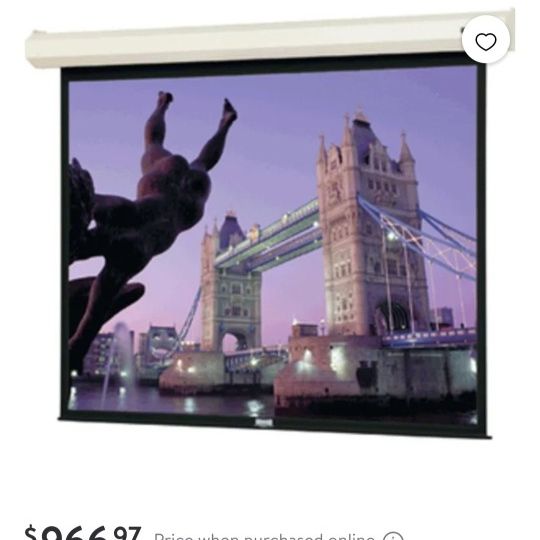 Day-Lite Cosmopolitan 109" HD Projector Screens Get
