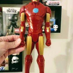 Used, Iron Man, Figurine (Barbie Sized Or So) About 12 Inches
