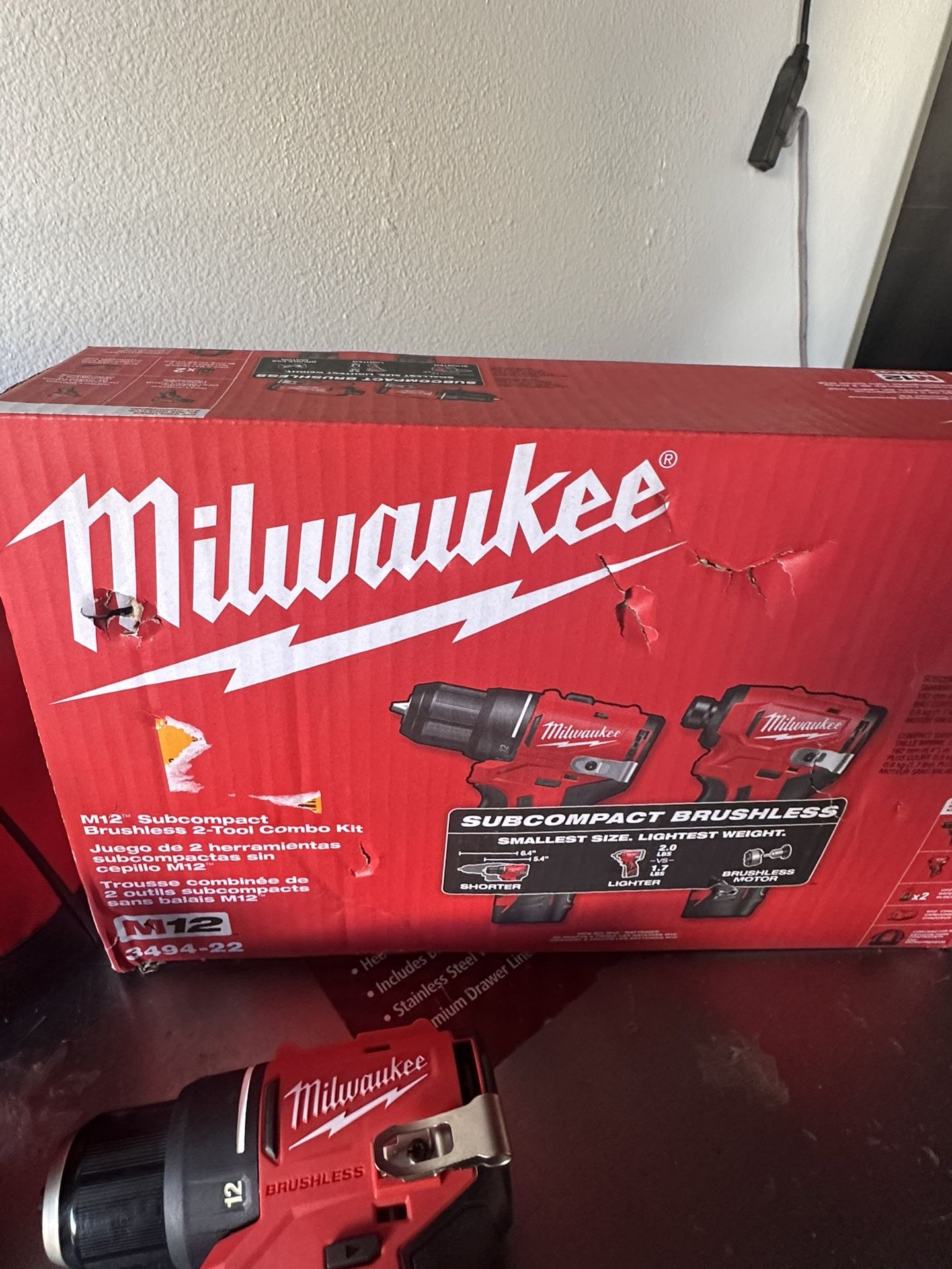 Milwaukee M12 Subcompact Brushless Combo Kit