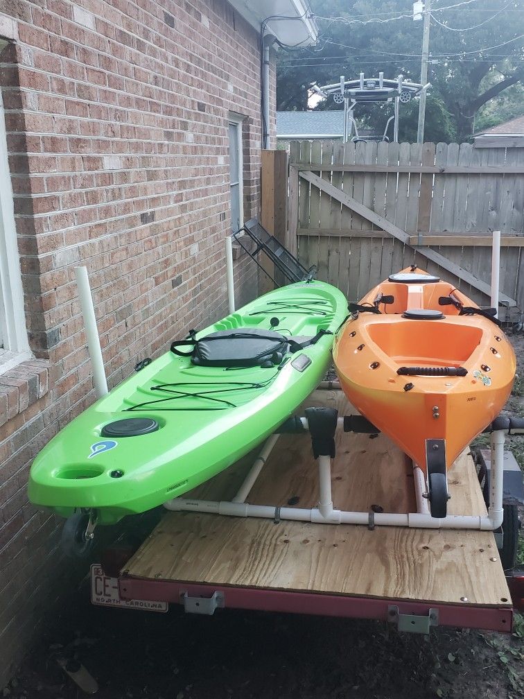 Redfish Kayak And Versaboard/kayak Combo With Trailer