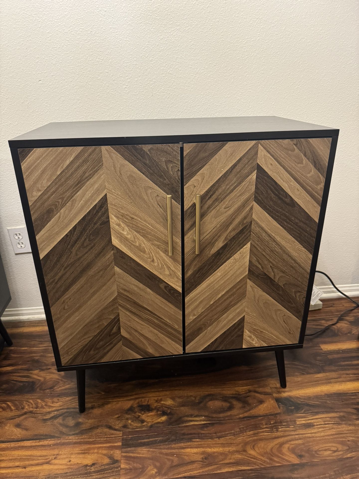 2 Shelf Wood Storage Cabinets