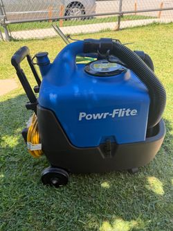 Powr-Flite Photon 3.5-Gallon Portable Carpet Spotter 55 PSI, 2-Stage Vac Motor, 10 Ft. Stretch Hose